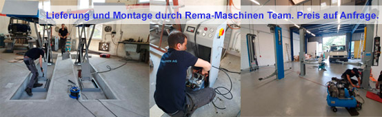 Lieferung und Montage